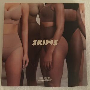 NIB: SKIMS High Waist Briefs in Clay, Size S